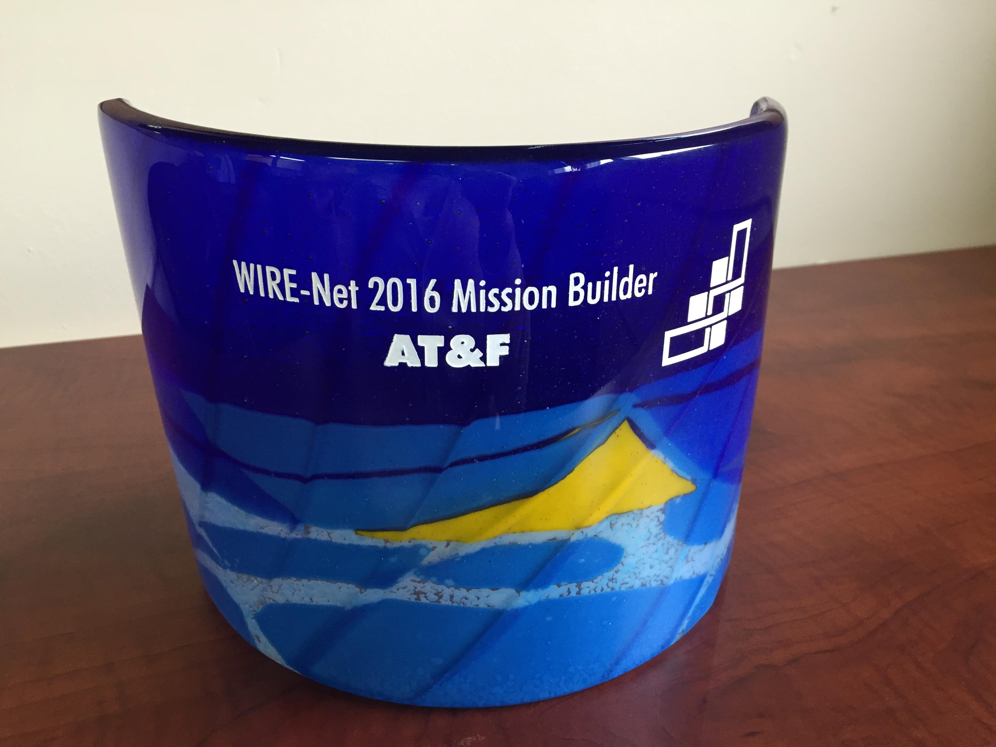 And WIRE-Net's Mission Builder Award Goes To...